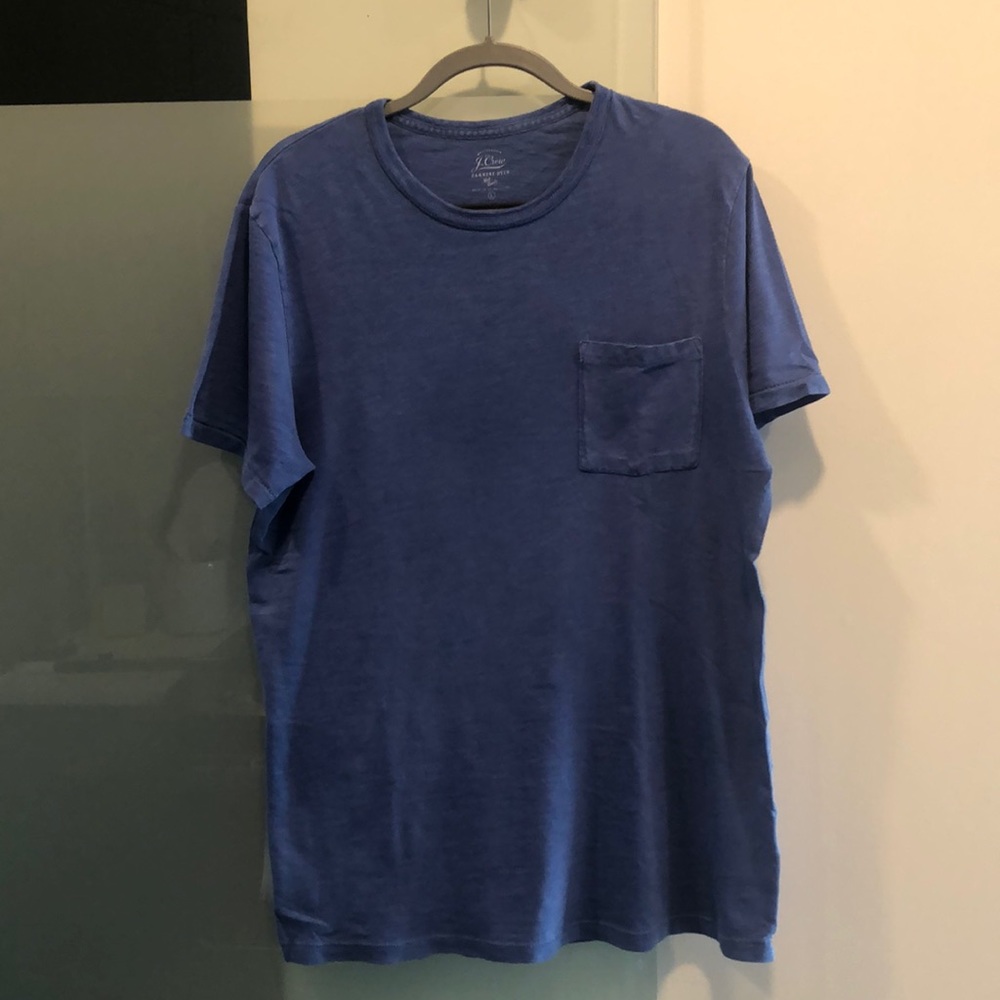 J. Crew blue short sleeve tee shirt
